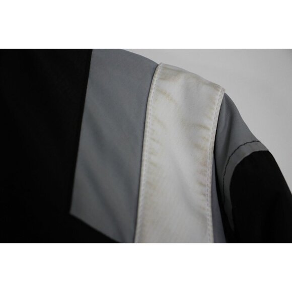 NFL Mens Big Logo Spell Out Oakland Raiders Hooded Reversible Jacket A1531 - Picture 10 of 14